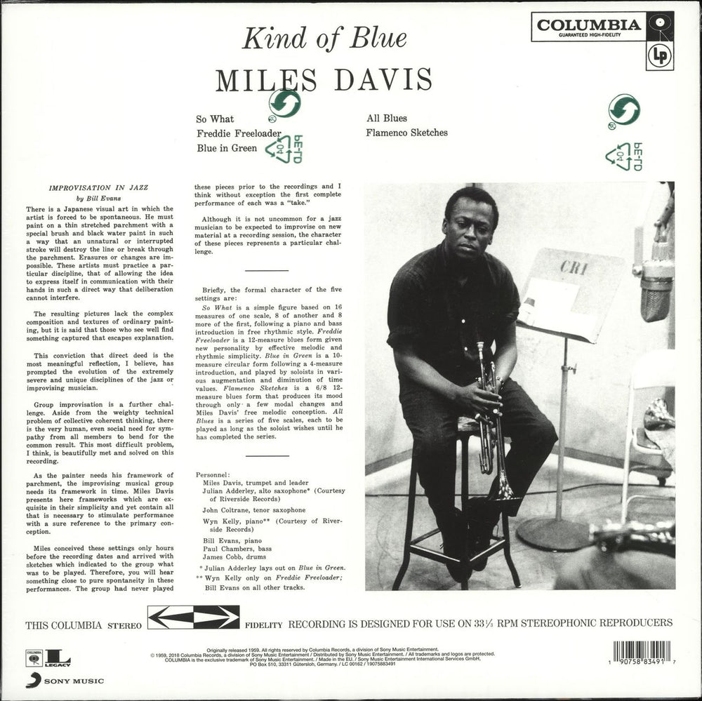 Miles Davis Kind store of Blue Vinyl LP