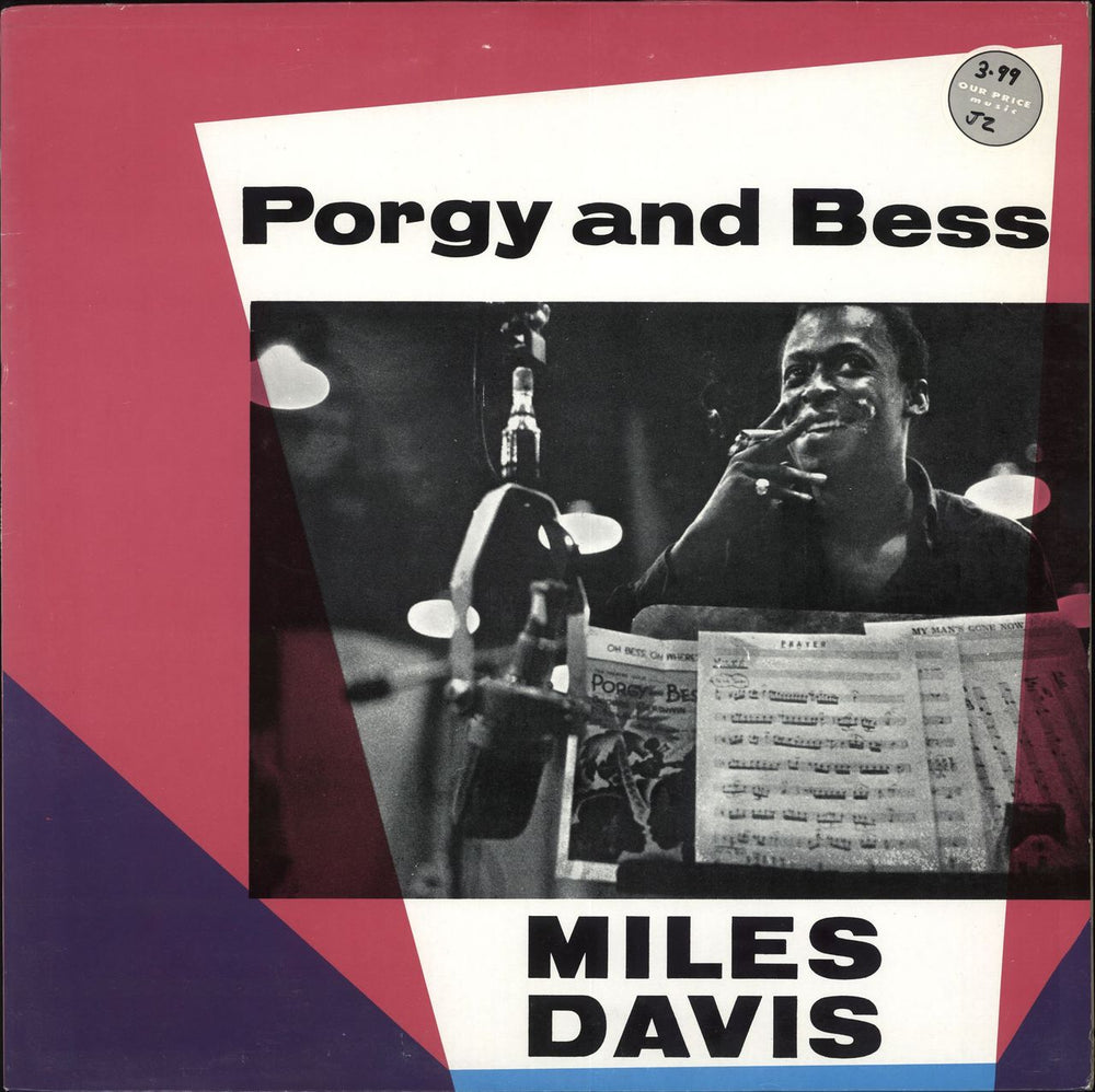 Miles Davis Porgy And Bess - Red Label UK vinyl LP album (LP record) 32188