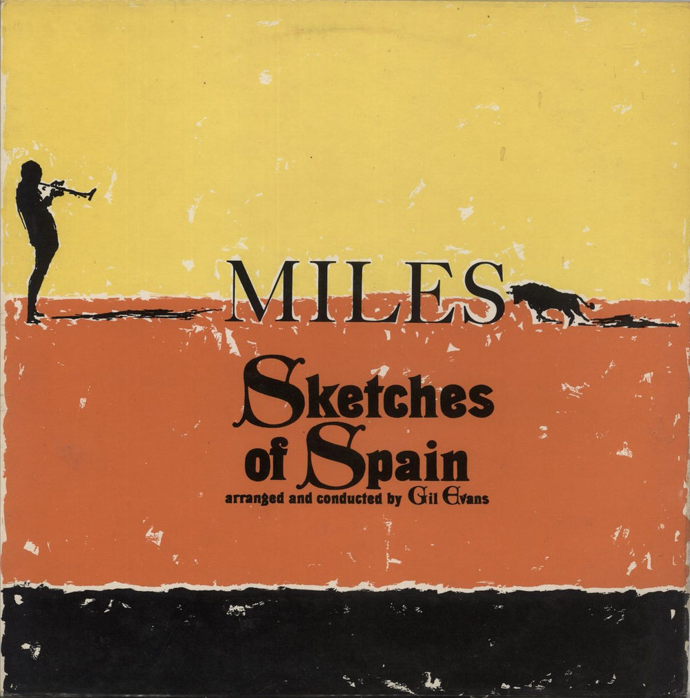 Miles Davis Sketches Of Spain - smooth/plain orange label UK vinyl LP album (LP record) 62327