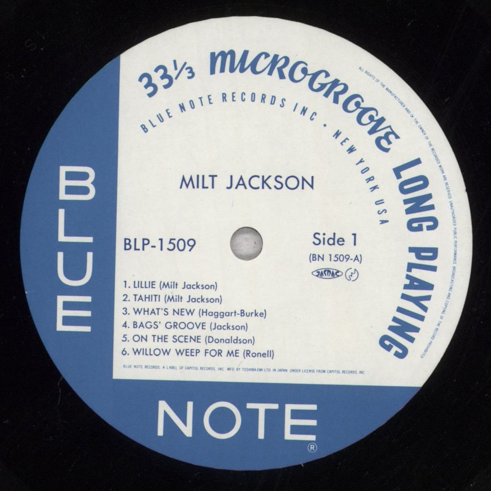 Milt Jackson Milt Jackson Japanese vinyl LP album (LP record) MJ1LPMI845536