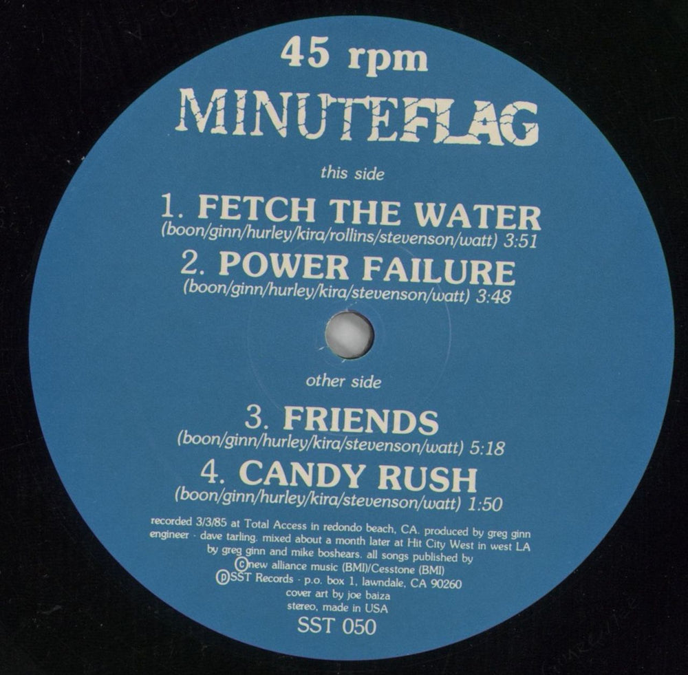 Minuteflag Minuteflag EP US 12" vinyl single (12 inch record / Maxi-single) MJX12MI392644