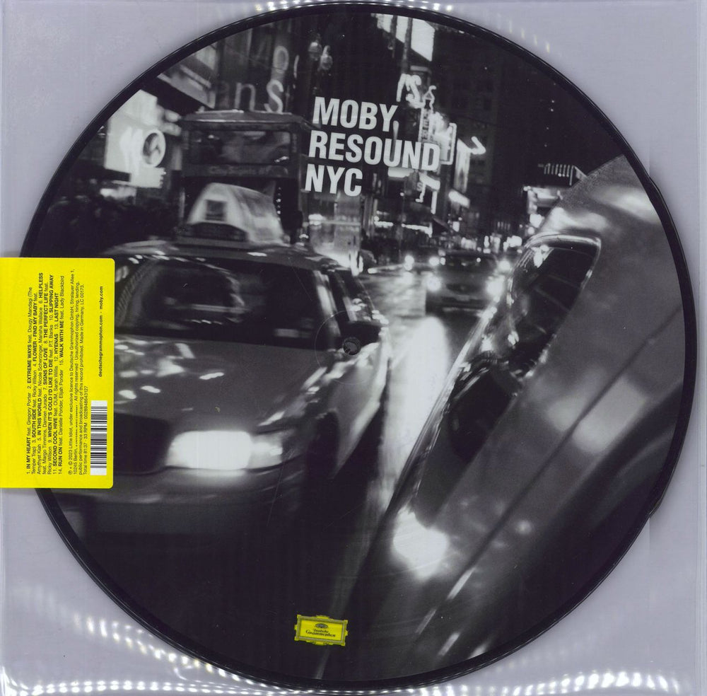 Moby Resound NYC - Double Picture Disc - Sticker Sealed German picture disc LP (vinyl picture disc album) 028948643127