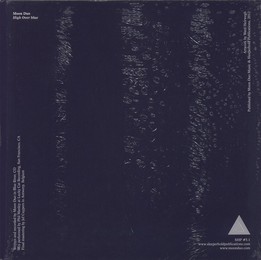 Moon Duo High Over Blue Belgian 12" vinyl single (12 inch record / Maxi-single)