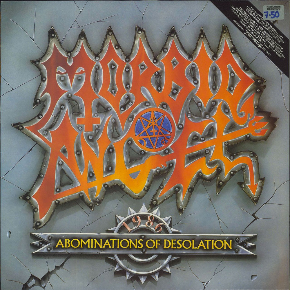 Morbid Angel Abominations Of Desolation UK vinyl LP album (LP record) MOSH48