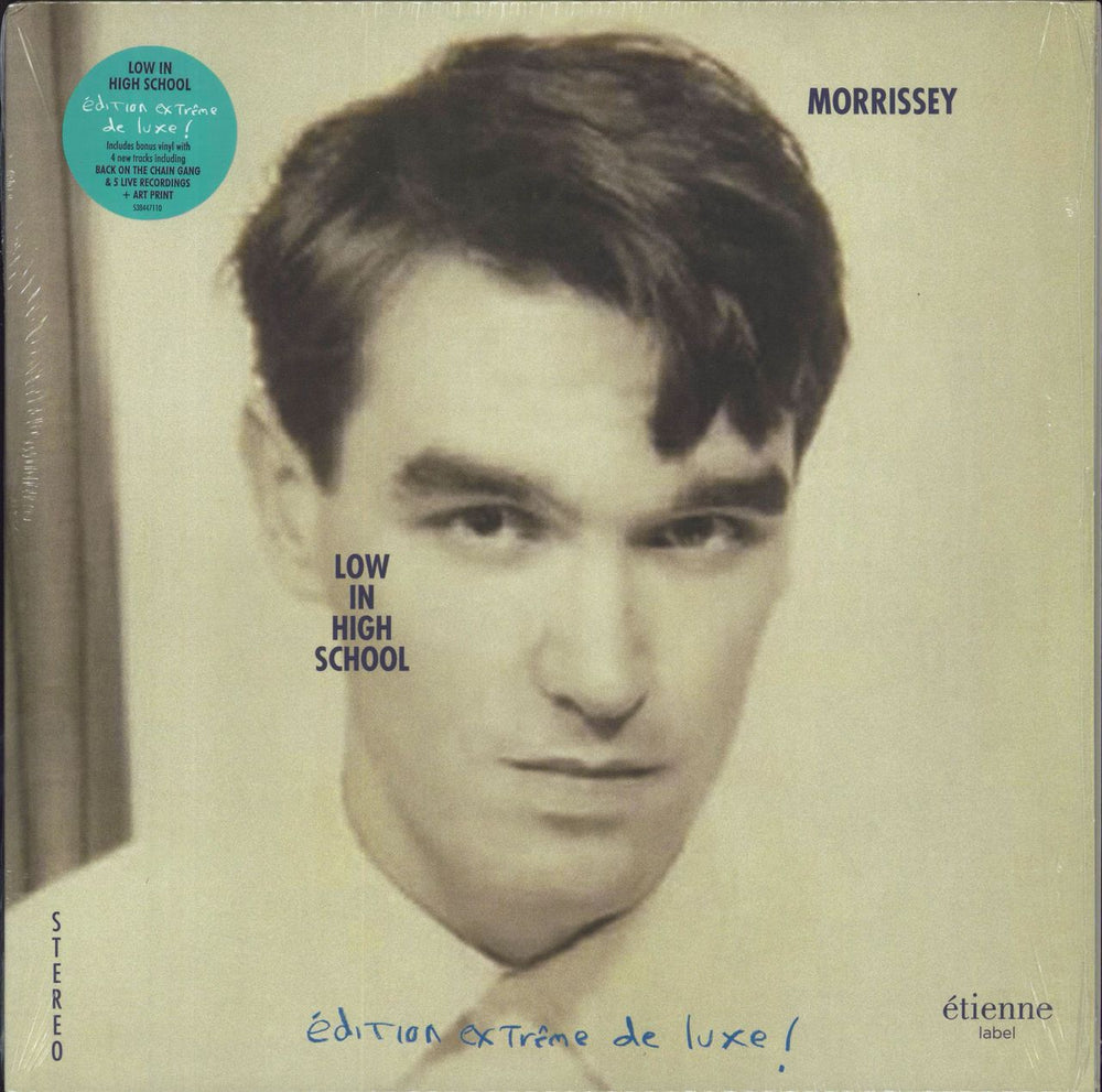 Morrissey Low In High School - Clear & Pink Vinyl + Art Print UK 2-LP vinyl record set (Double LP Album) 538447110