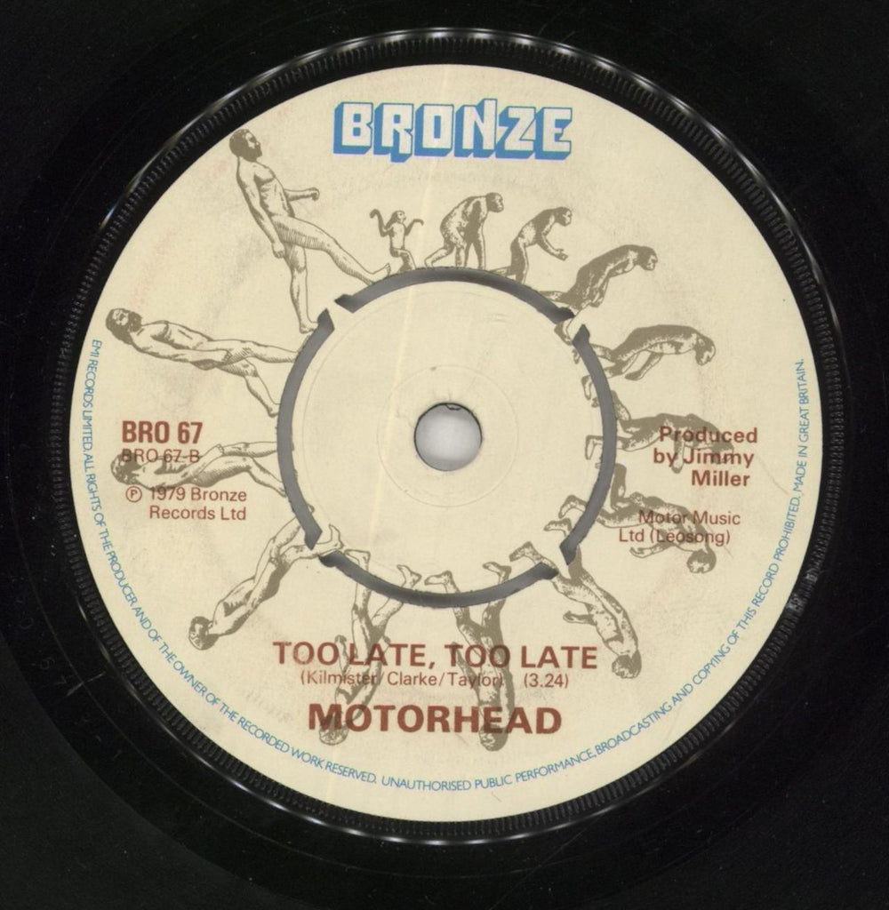 Motorhead Overkill UK 7" vinyl single (7 inch record / 45) MOT07OV587393