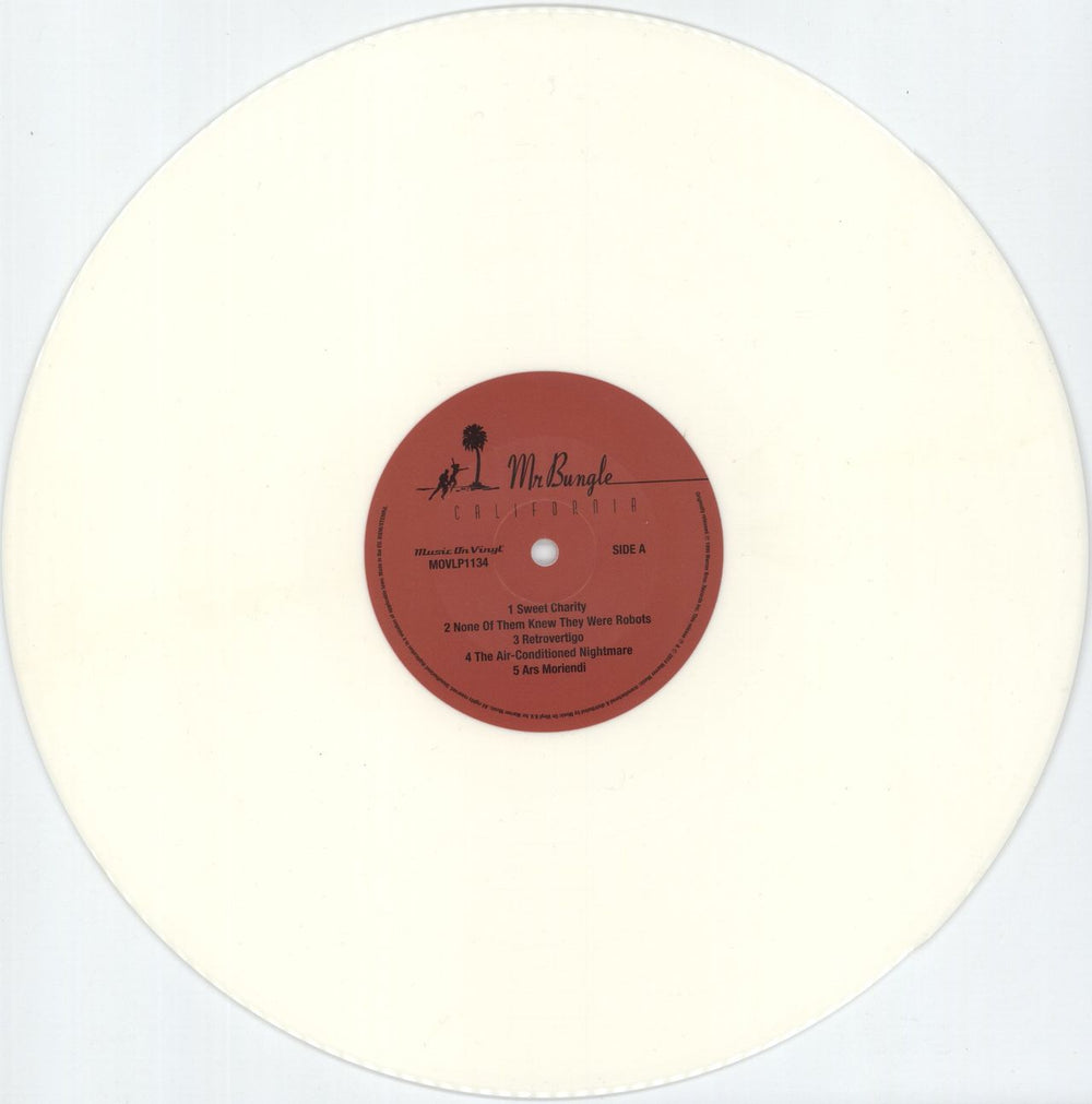 Mr. Bungle California - 180gm White Vinyl - Hype Stickered UK vinyl LP album (LP record) MBULPCA880290