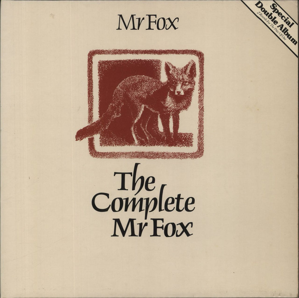 Mr Fox The Complete Mr Fox UK 2-LP vinyl record set (Double LP Album) TRA303