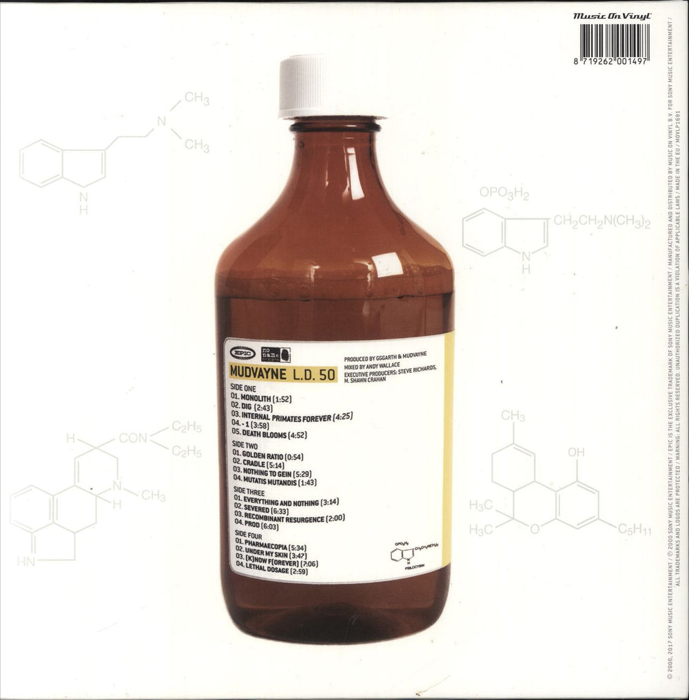 Mudvayne L.D. 50 - 180 Gram Vinyl UK 2-LP vinyl record set (Double LP Album) 8719262001497