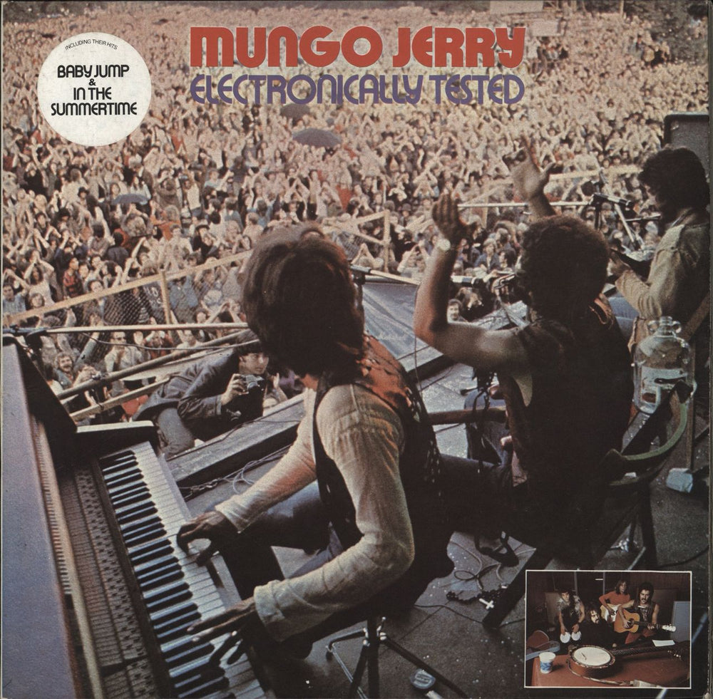 Mungo Jerry Electronically Tested - EX UK vinyl LP album (LP record) DNLS3020