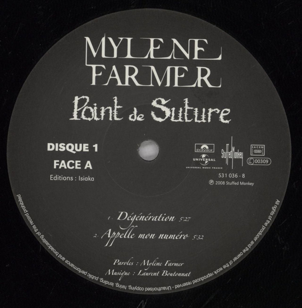 Mylene Farmer Point De Suture - 2020 Issue French 2-LP vinyl record set (Double LP Album) MYL2LPO846665