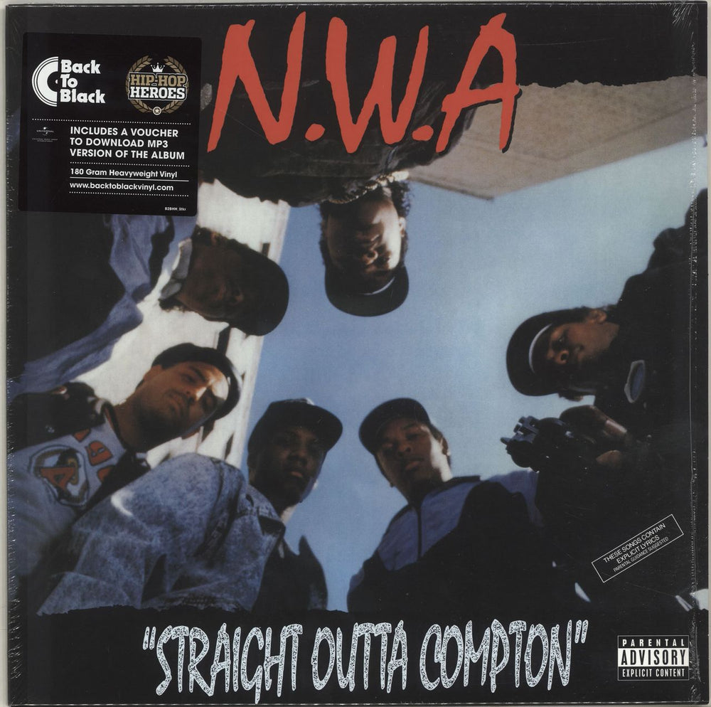 N.W.A. Straight Outta Compton - 180gm + Download UK vinyl LP album (LP record) 0600753469958