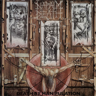 Napalm Death Death By Manipulation UK vinyl LP album (LP record) MOSH51