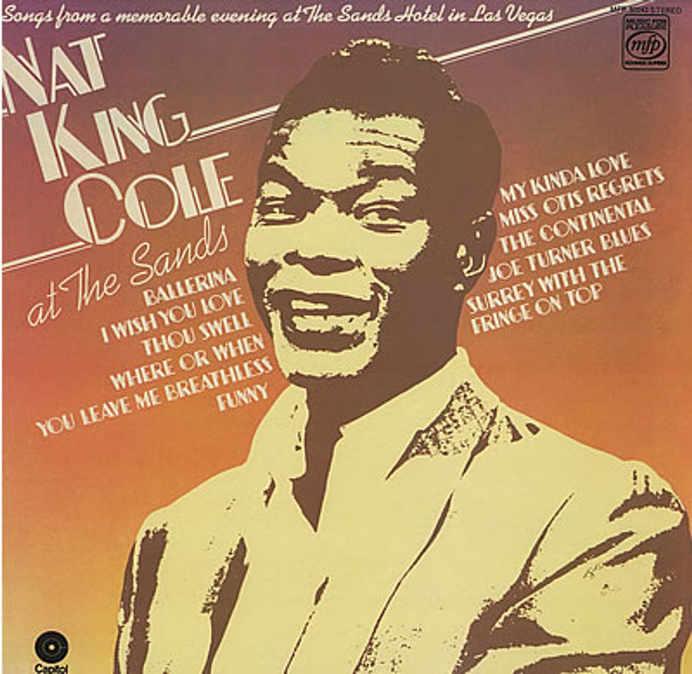 Nat King Cole At The Sands UK vinyl LP album (LP record) MFP50243