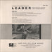 Naushad Leader Indian vinyl LP album (LP record)