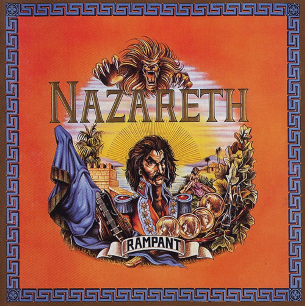 Nazareth Rampant UK vinyl LP album (LP record) TOPS106