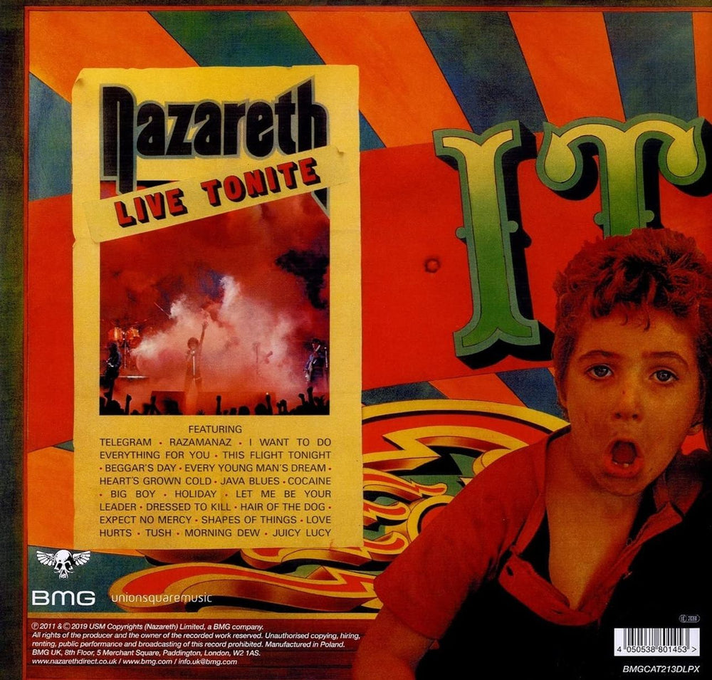 Nazareth 'Snaz: Remastered - Green & Orange Vinyl - Sealed UK 2-LP vinyl record set (Double LP Album) 4050538801453