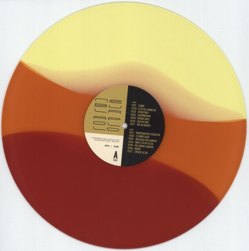 Nebula Apollo - Yellow Orange & Red Vinyl UK Vinyl LP — RareVinyl.com