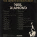 Neil Diamond 20 Golden Greats UK vinyl LP album (LP record)