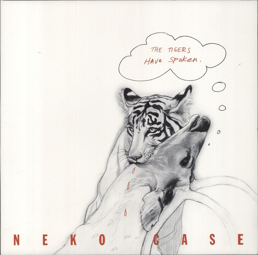 Neko Case The Tigers Have Spoken - Red Vinyl US vinyl LP album (LP record) 86740-1