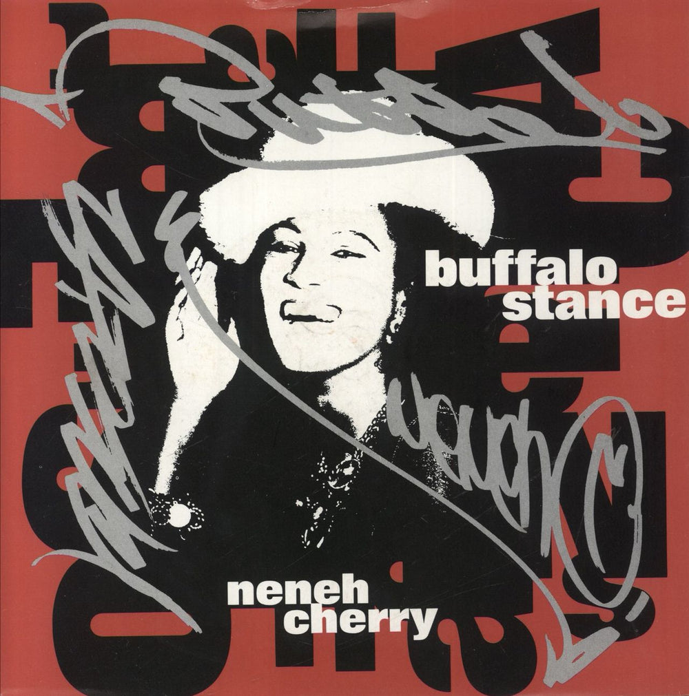 Neneh Cherry Buffalo Stance - Wide Centre UK 7" vinyl single (7 inch record / 45) YR21