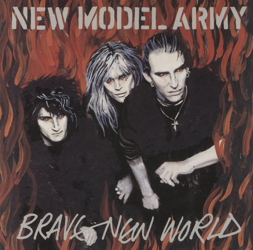 New Model Army Brave New World UK 7" vinyl single (7 inch record / 45) NMA3