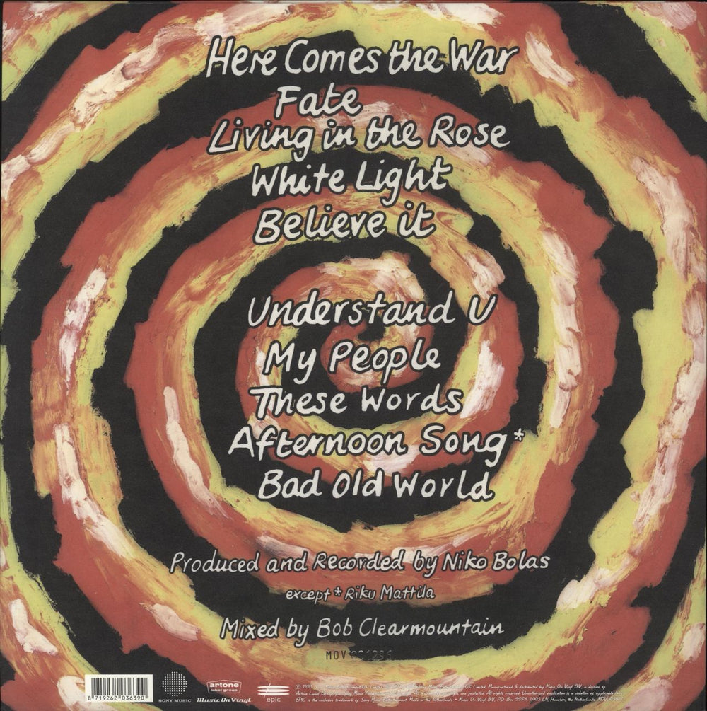 New Model Army The Love Of Hopeless Causes - 180 Gram Flaming Vinyl UK vinyl LP album (LP record) 8719262036390