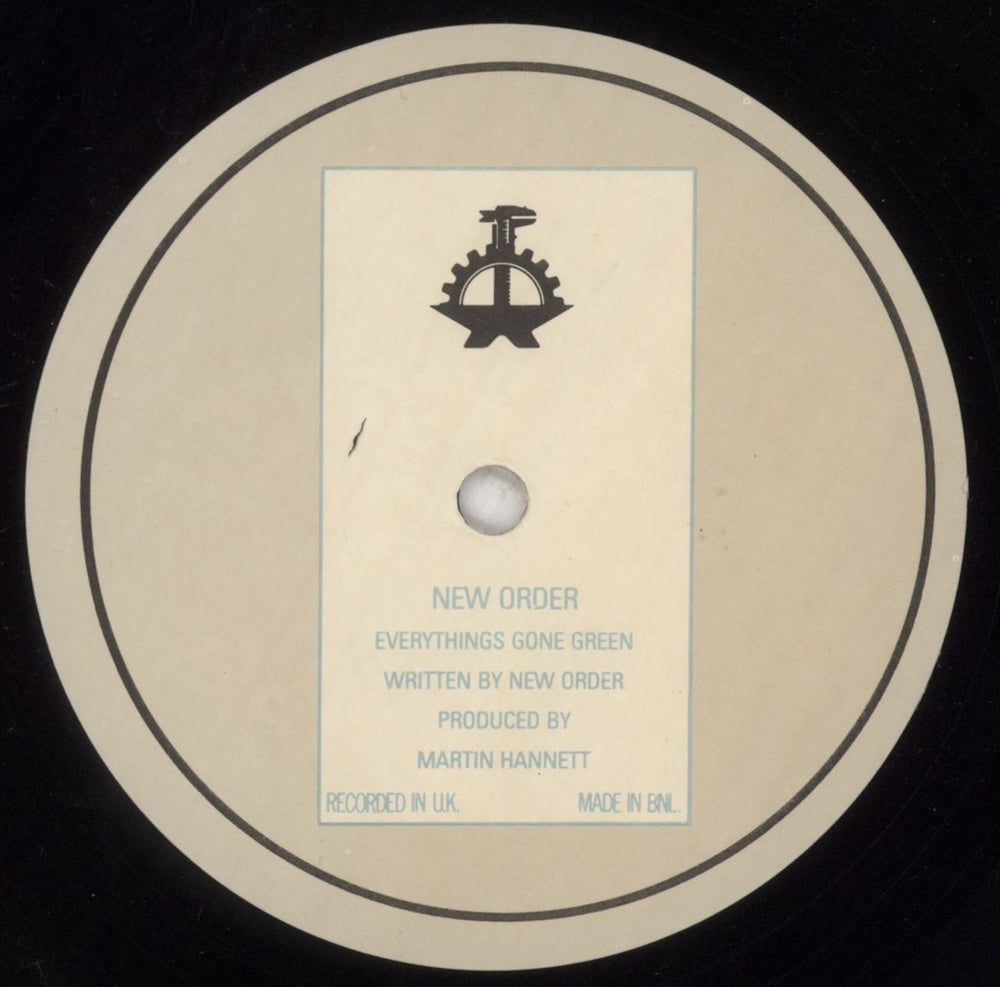 New Order Everythings Gone Green Belgian 12" vinyl single (12 inch record / Maxi-single) NEW12EV26812