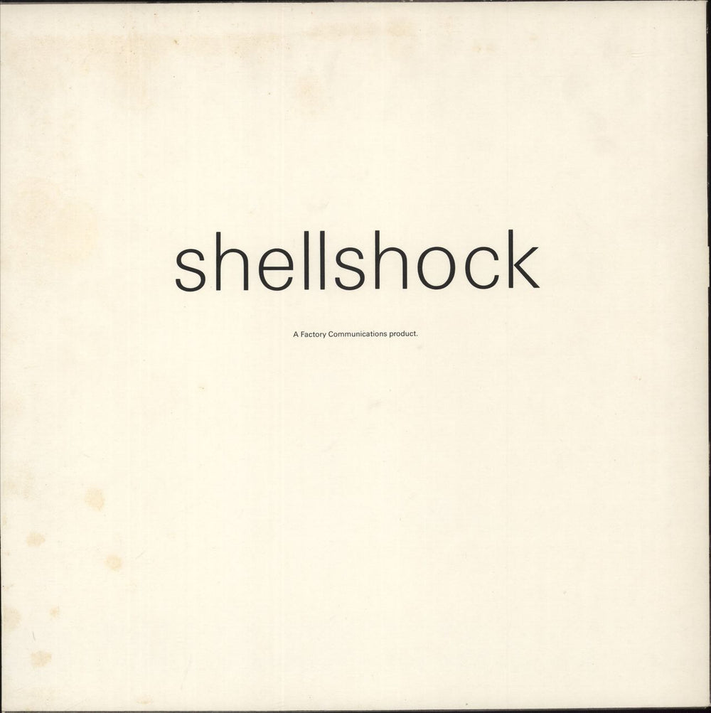 New Order Shellshock - EX UK 12" vinyl single (12 inch record / Maxi-single)
