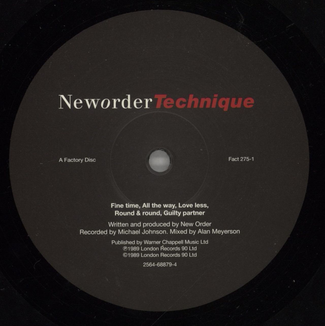 New Order Technique: Remastered - 180gm Vinyl UK Vinyl LP