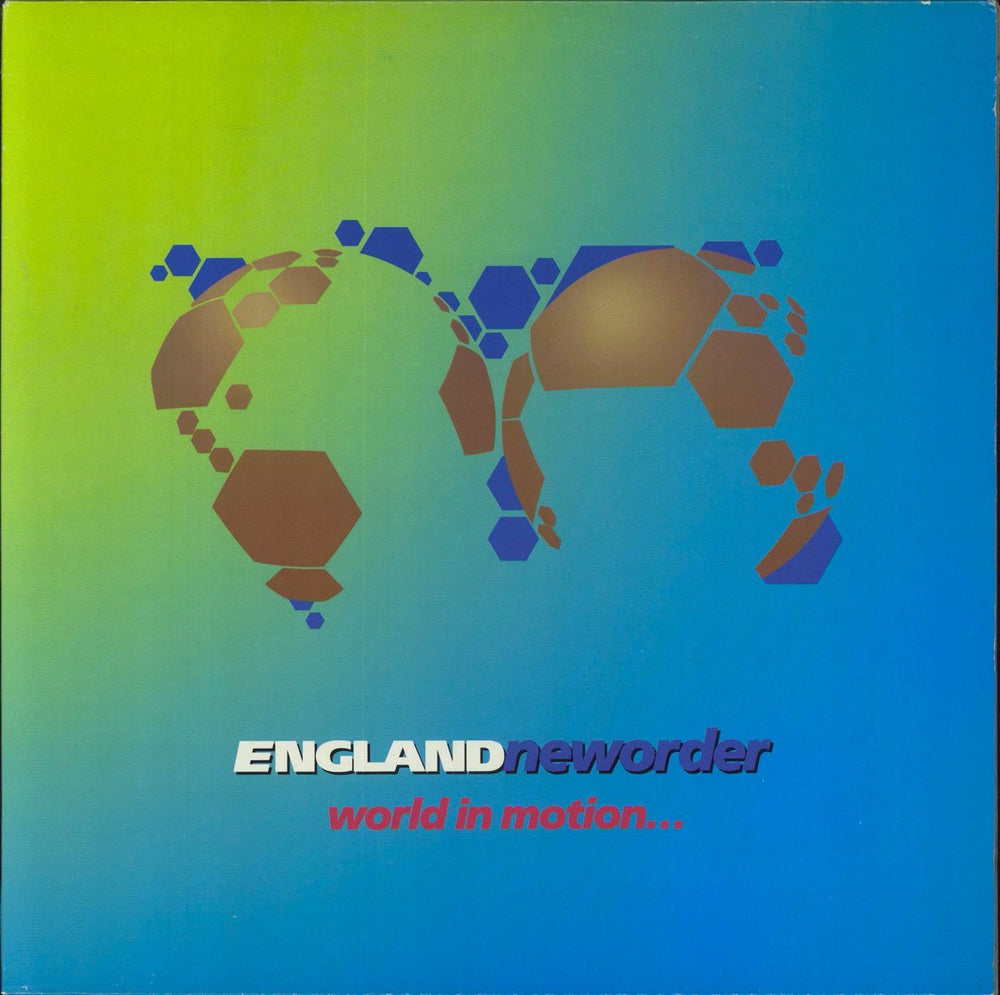 New Order World In Motion UK 12" vinyl single (12 inch record / Maxi-single) FAC293