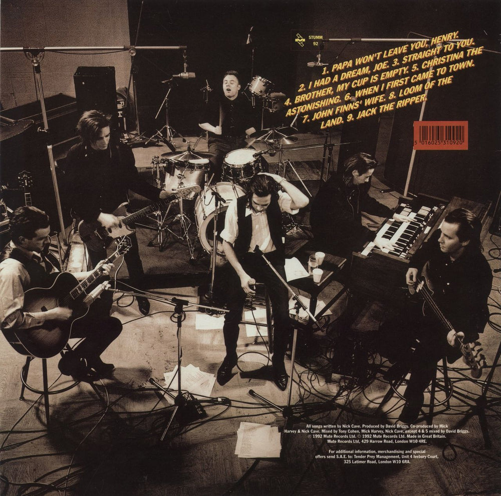 Nick Cave Henry's Dream UK vinyl LP album (LP record) 5016025310920