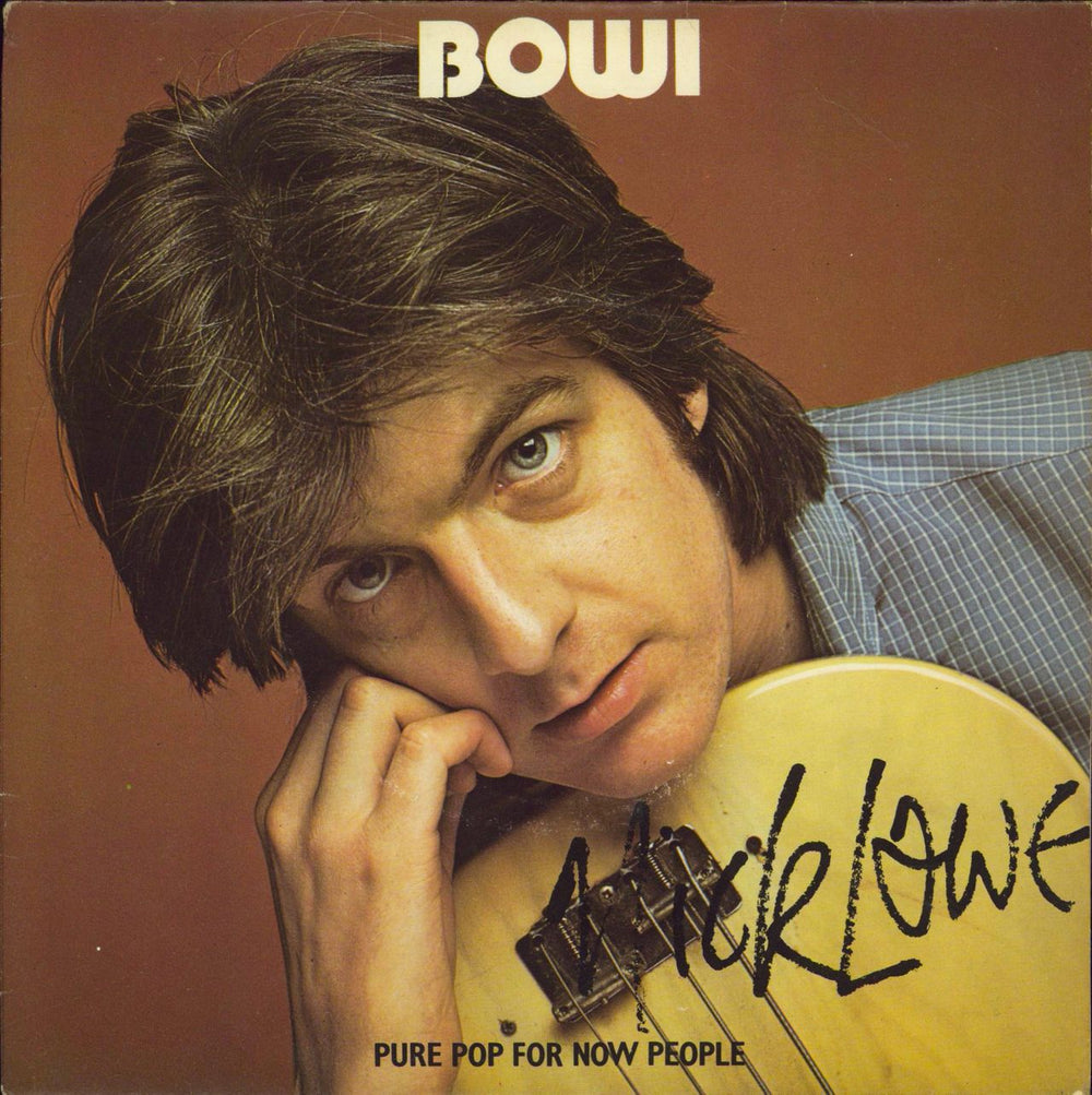 Nick Lowe Bowi - Picture Sleeve UK 7" vinyl single (7 inch record / 45) LAST1