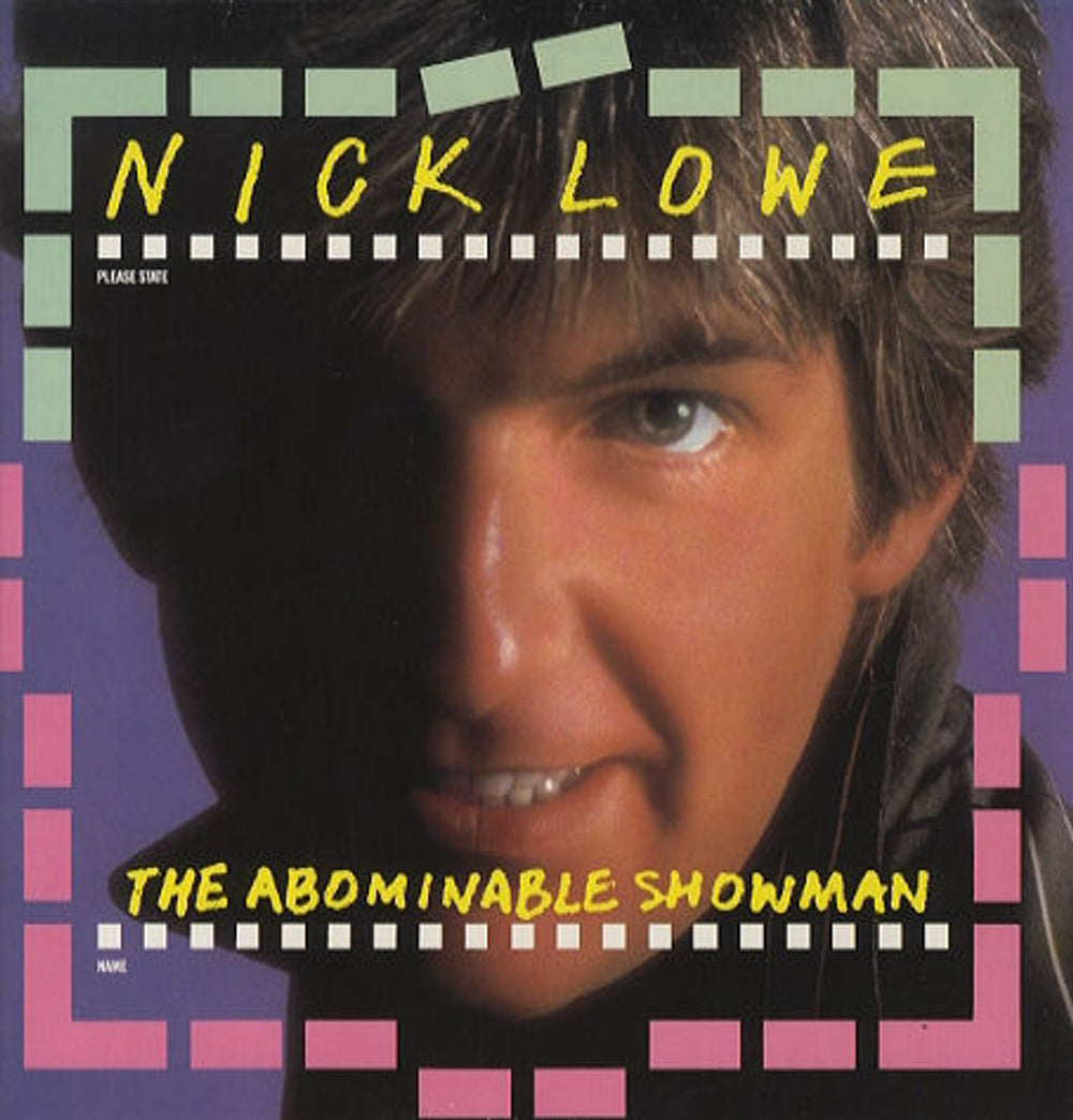 Nick Lowe The Abominable Showman German vinyl LP album (LP record) 24-0147-1