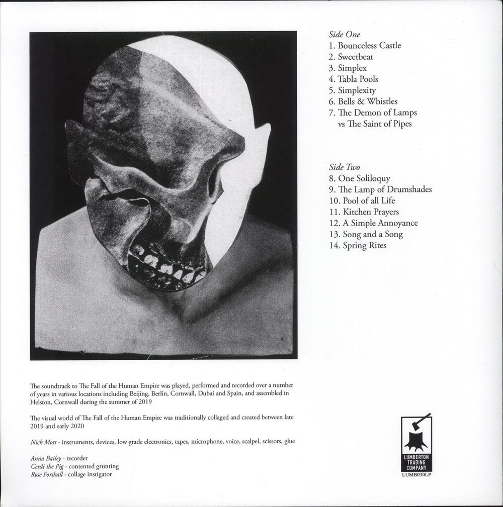 Nick Mott The Fall of the Human Empire UK vinyl LP album (LP record)