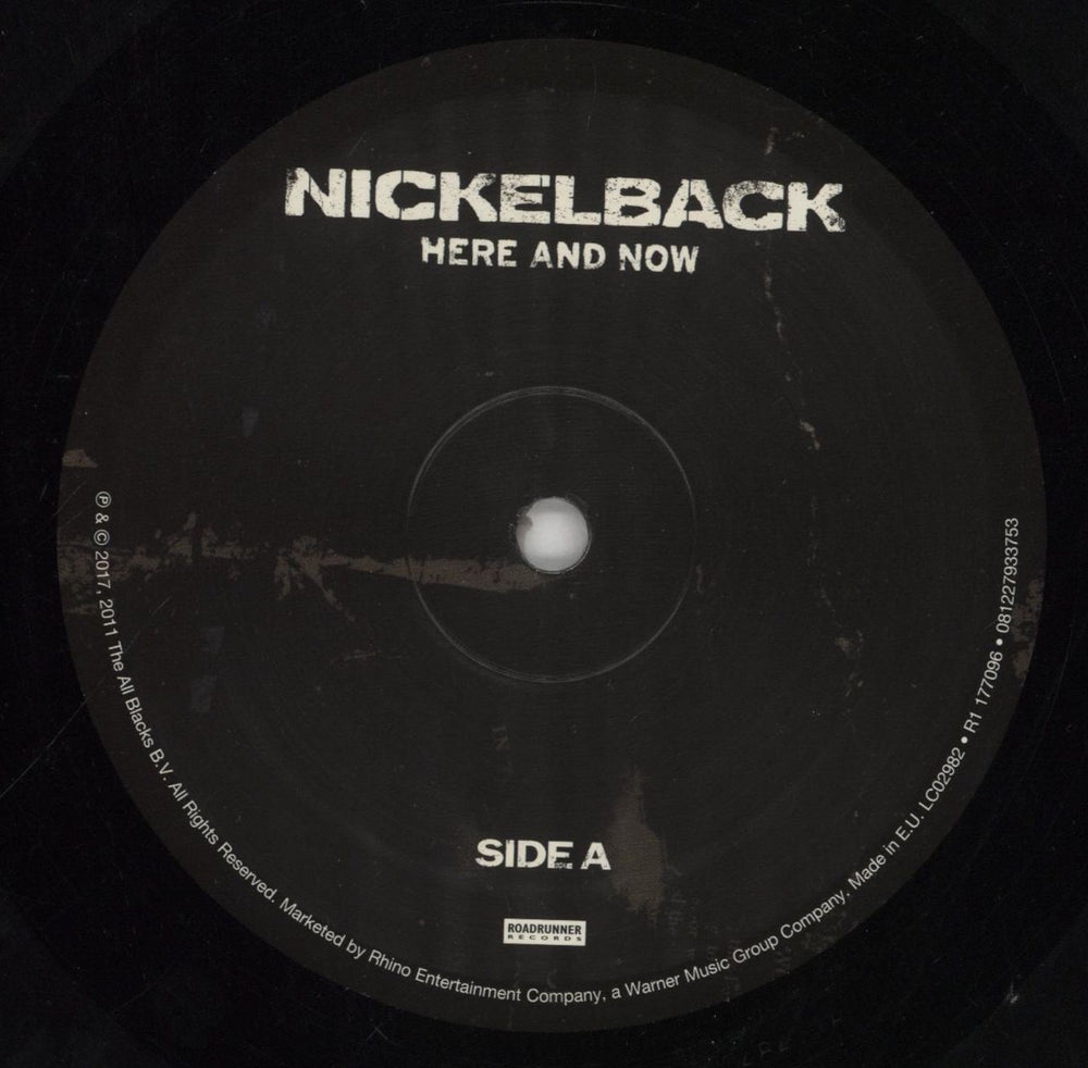 Nickelback Here And Now UK vinyl LP album (LP record) NLCLPHE850669