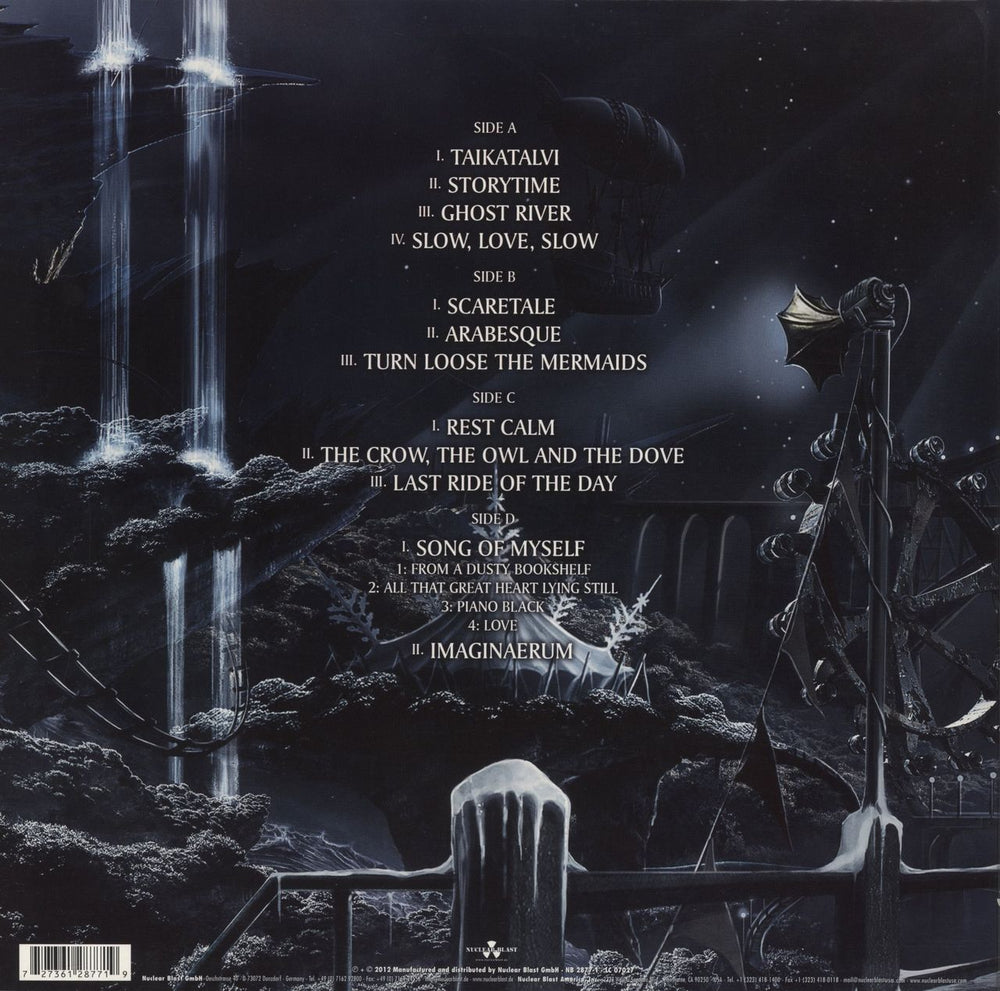 Nightwish Imaginaerum - Orchestral Version - 180g Clear Vinyl German 2-LP vinyl record set (Double LP Album) 727361287719