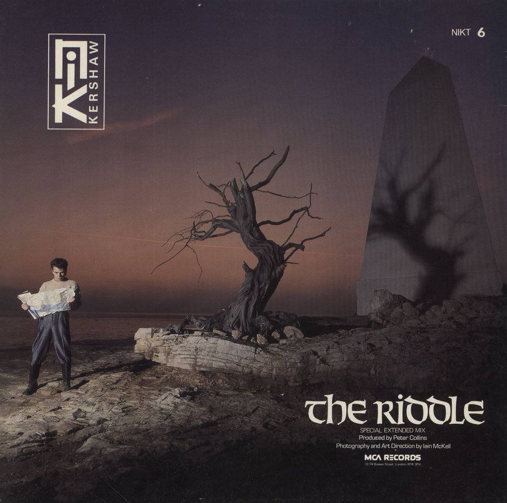 Nik Kershaw The Riddle UK 12" vinyl single (12 inch record / Maxi-single)