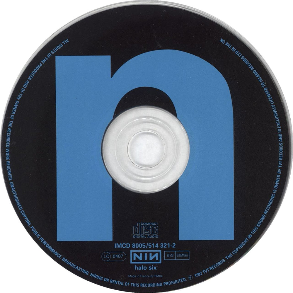 Nine Inch Nails Fixed [halosix] French CD single (CD5 / 5") NINC5FI280954
