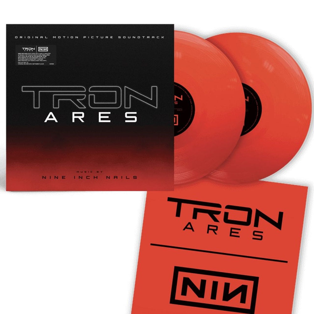 Nine Inch Nails Tron: Ares [Original Motion Picture Soundtrack] - Indie Exclusive - Red Vinyl - Sealed UK 2-LP vinyl record set (Double LP Album) 7873952
