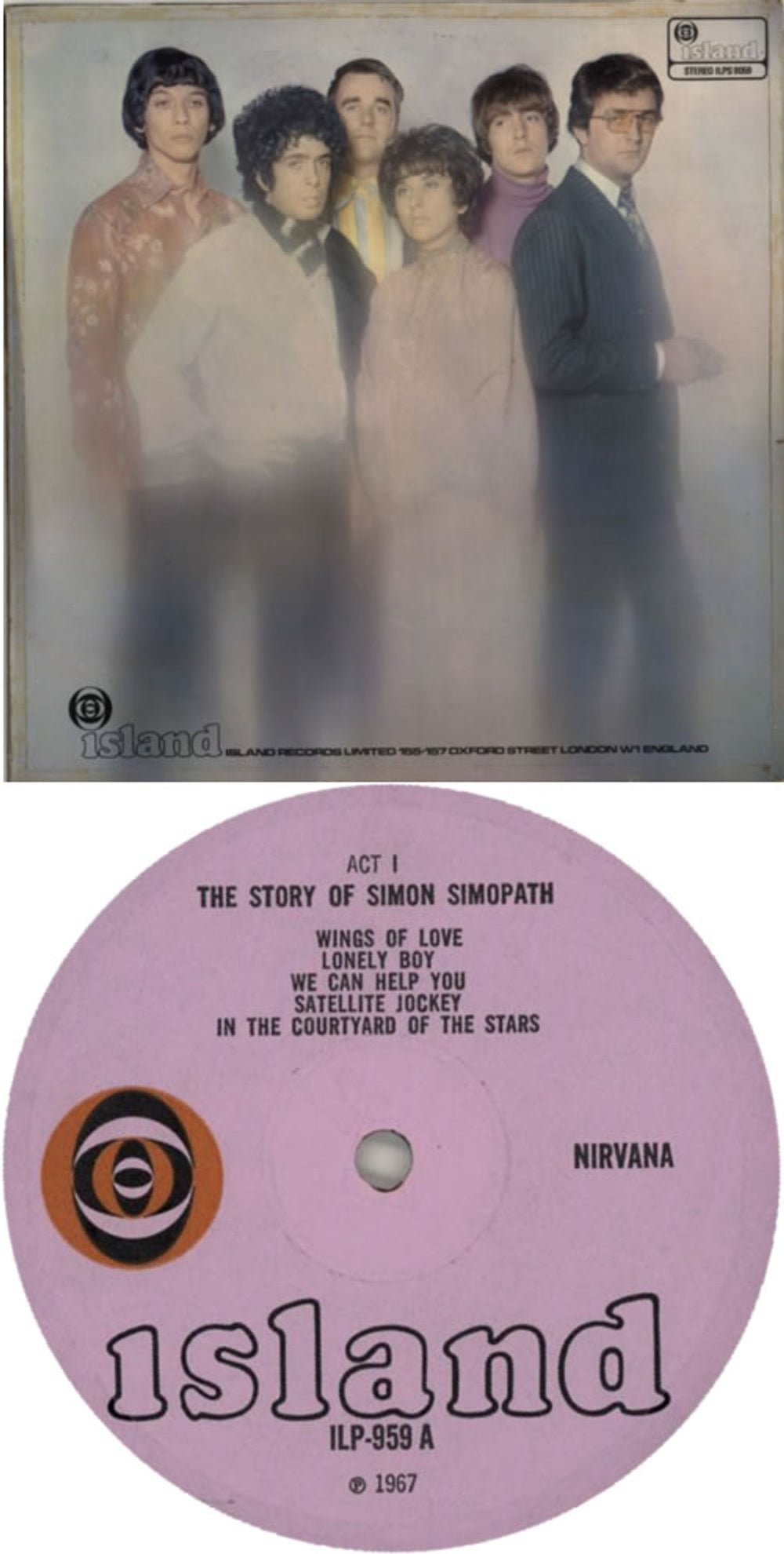 Nirvana (UK) The Story Of Simon Simopath - EX UK vinyl LP album (LP record) NRVLPTH590479