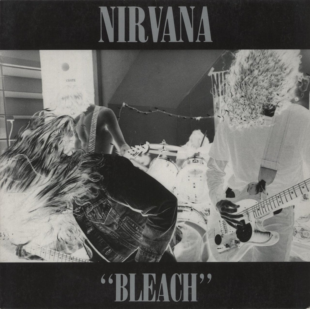 Nirvana (US) Bleach UK vinyl LP album (LP record) SP034