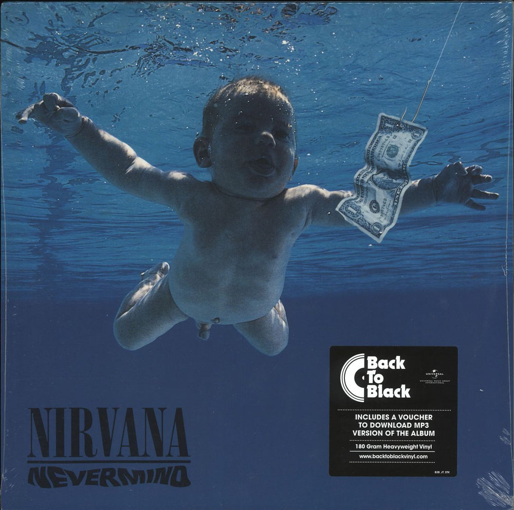 Nirvana (US) Nevermind - 180gm - Sealed UK vinyl LP album (LP record) 424425-1