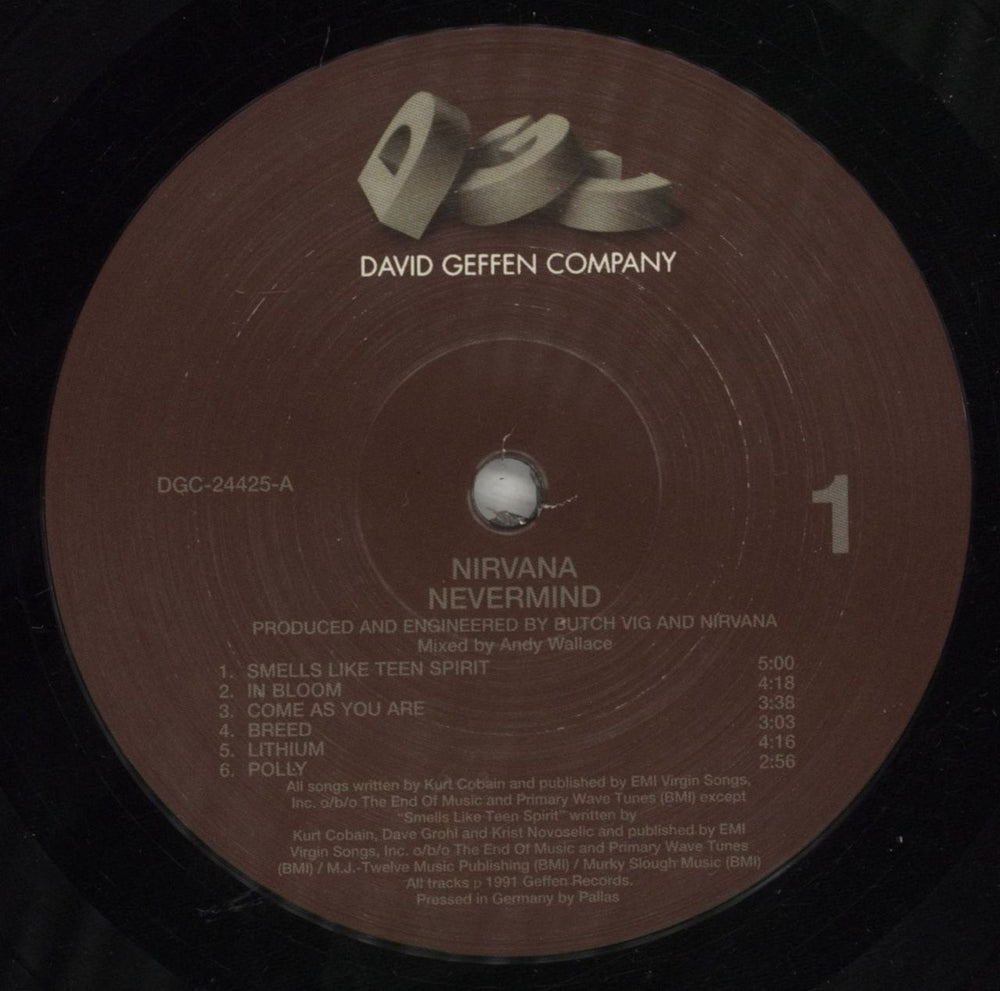 Nirvana (US) Nevermind - 180gm US Vinyl LP — RareVinyl.com