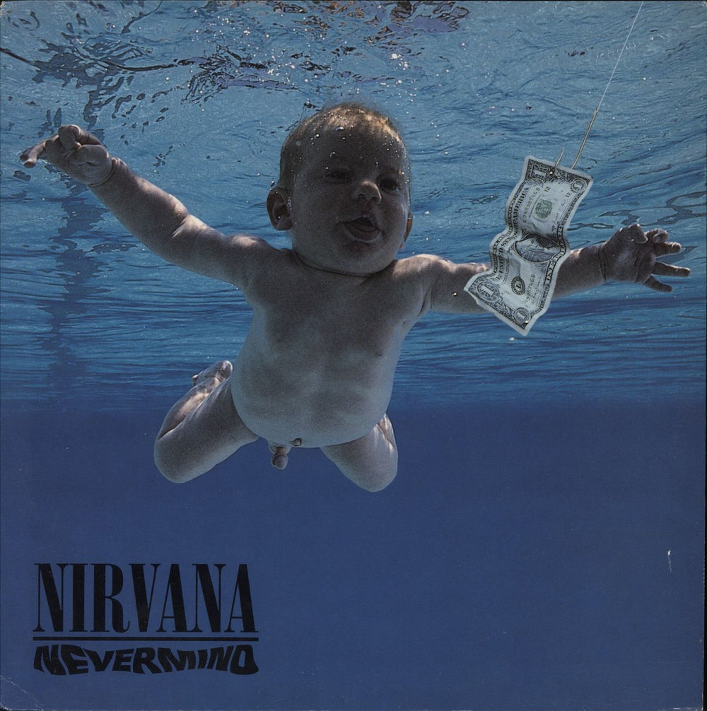 Nirvana (US) Nevermind - VG Dutch vinyl LP album (LP record) GEF24425