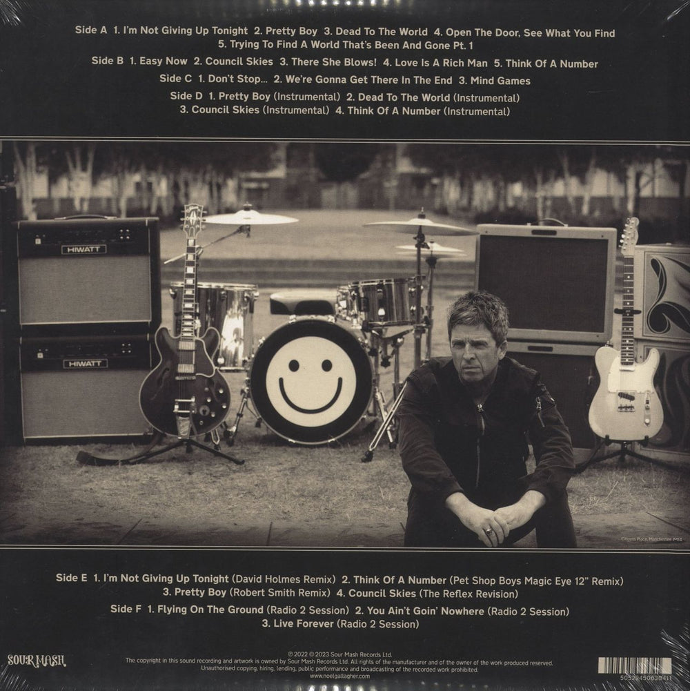 Noel Gallagher Council Skies - 180 Gram Vinyl - Sealed UK 3-LP vinyl record set (Triple LP Album) NGL3LCO878645