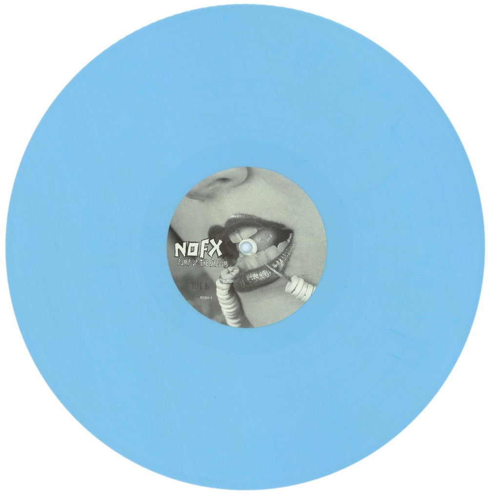 NoFX Pump Up The Valuum - Cyan Vinyl UK Vinyl LP — RareVinyl.com