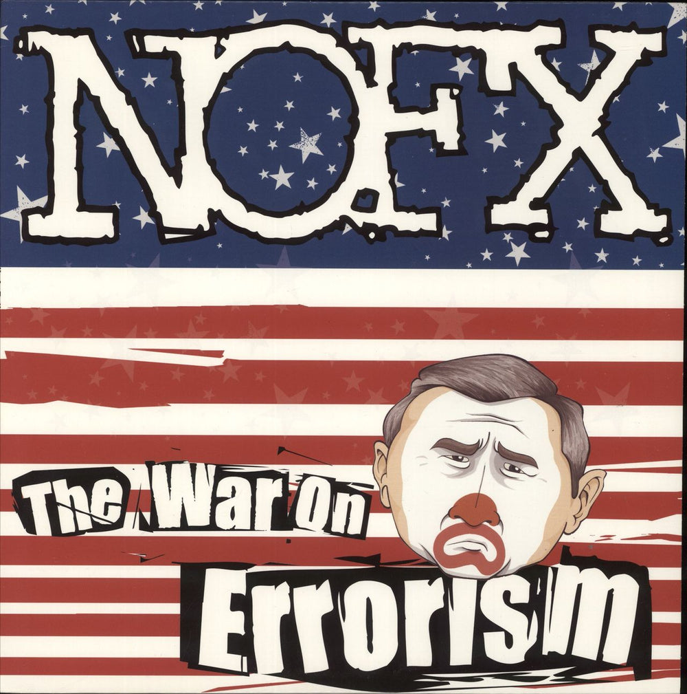 NoFX The War On Errorism - White Vinyl US vinyl LP album (LP record) FAT657-1