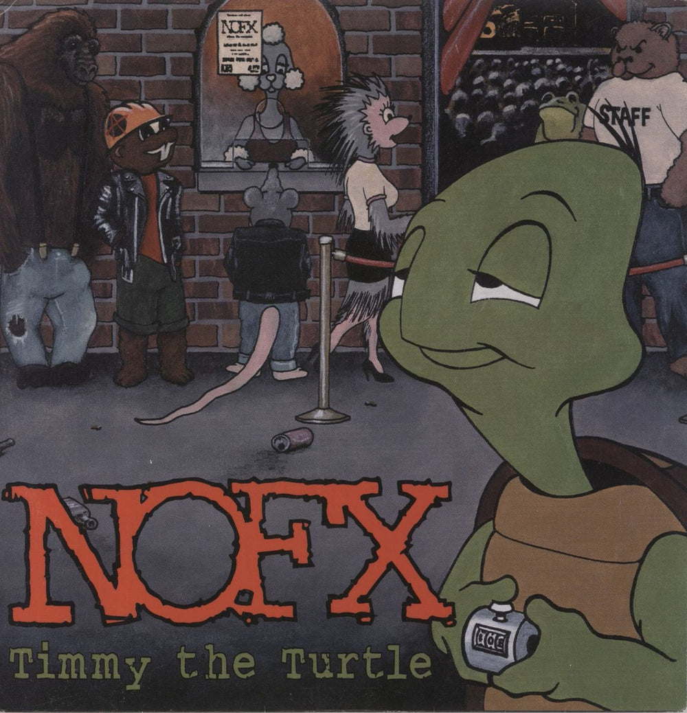 NoFX Timmy The Turtle - Green Vinyl US 7" vinyl single (7 inch record / 45) FAT589-7