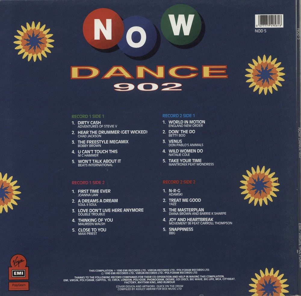 Now That's What I Call Music Now Dance 902 UK 2-LP vinyl record set (Double LP Album) 077779495818